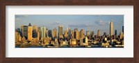 Framed Hudson River, City Skyline, NYC, New York City, New York State, USA
