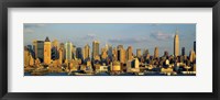 Framed Hudson River, City Skyline, NYC, New York City, New York State, USA