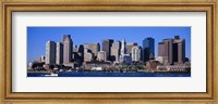 Framed Skyline, Cityscape, Boston, Massachusetts, USA,