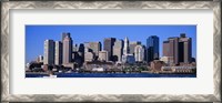 Framed Skyline, Cityscape, Boston, Massachusetts, USA,