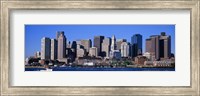 Framed Skyline, Cityscape, Boston, Massachusetts, USA,