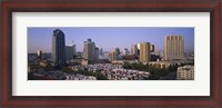 Framed Aerial view of San Diego, California