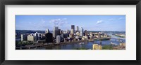 Framed Monongahela River, Pittsburgh, Pennsylvania, USA