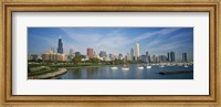 Framed Skyscrapers in a city, Chicago, Illinois