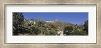 Framed USA, California, Los Angeles, Hollywood Sign at Hollywood Hills