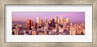 Framed Sunset Skyline Los Angeles CA USA