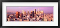 Framed Sunset Skyline Los Angeles CA USA