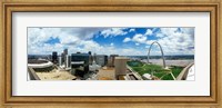 Framed Buildings in a city, Gateway Arch, St. Louis, Missouri, USA