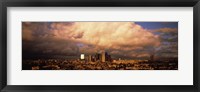 Framed Los Angeles Under Clouds