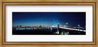 Framed Bridge across a river, Delaware Memorial Bridge, Delaware River, Philadelphia, Philadelphia County, Pennsylvania, USA