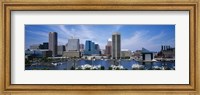 Framed Inner Harbor, Baltimore, Maryland