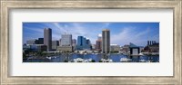 Framed Inner Harbor, Baltimore, Maryland