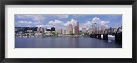 Framed USA, Oregon, Portland, Willamette River