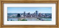 Framed Monongahela River Skyline, Pittsburgh