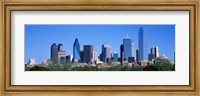 Framed Downtown Dallas Texas