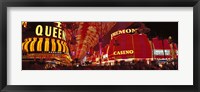 Framed Fremont Street, Las Vegas, Nevada, USA