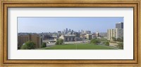 Framed Aerial View of Kansas City, Missouri