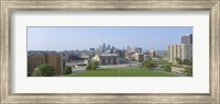 Framed Aerial View of Kansas City, Missouri
