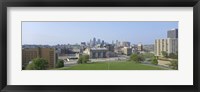 Framed Aerial View of Kansas City, Missouri