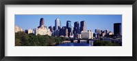 Framed Delaware River, Philadelphia, Pennsylvania, USA