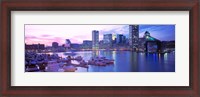 Framed Sunset, Inner Harbor, Baltimore, Maryland, USA