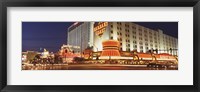 Framed USA, Nevada, Las Vegas, Buildings lit up at night