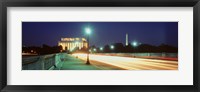 Framed Night, Lincoln Memorial, District Of Columbia, USA