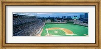 Framed High angle view of spectators in a stadium, Wrigley Field, Chicago Cubs, Chicago, Illinois, USA