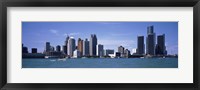 Framed Detroit Waterfront, Michigan