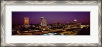 Framed Orlando, Florida at Night