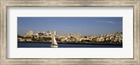 Framed Sailboat in an ocean, Marina District, San Francisco, California, USA