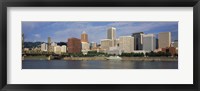 Framed Skyscrapers at the waterfront, Portland, Multnomah County, Oregon, USA