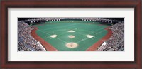 Framed Phillies vs Mets baseball game, Veterans Stadium, Philadelphia, Pennsylvania, USA
