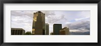 Framed Buildings in a city with mountains in the background, Tucson, Arizona, USA
