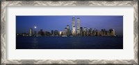 Framed Buildings at the waterfront, World Trade Center, Hudson river, Lower Manhattan, Manhattan, New York City, New York State, USA