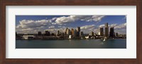Framed Buildings at the waterfront, Detroit River, Detroit, Wayne County, Michigan, USA