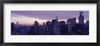 Framed Buildings In A City, Manhattan, NYC, New York City, New York State, USA