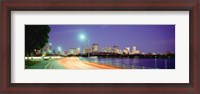 Framed USA, Massachusetts, Boston, Highway along Charles River