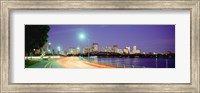 Framed USA, Massachusetts, Boston, Highway along Charles River