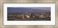 Framed High angle view of a cityscape, Tucson, Arizona, USA