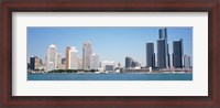 Framed Close-Up of Detroit Skyline