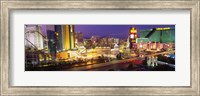 Framed MGM Grand and Roller Coaster, Las Vegas