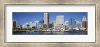 Framed Buildings at the waterfront, Baltimore, Maryland, USA