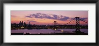 Framed Bridge across a river, Ben Franklin Bridge, Philadelphia, Pennsylvania, USA