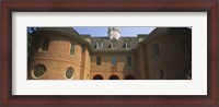 Framed Low angle view of a government building, Capitol Building, Colonial Williamsburg, Virginia, USA