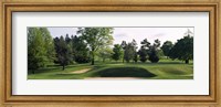 Framed Sand traps on a golf course, Baltimore Country Club, Baltimore, Maryland