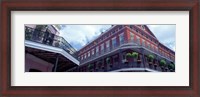 Framed Wrought Iron Balcony New Orleans LA USA