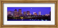 Framed Dusk Charles River Boston MA USA