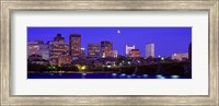 Framed Dusk Charles River Boston MA USA