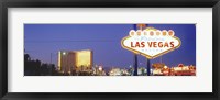Framed Las Vegas Sign, Las Vegas Nevada, USA
